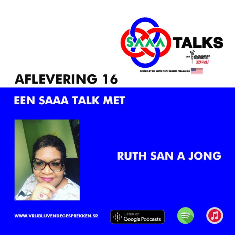 Vrijblijvende gesprekken special SAAA Talks: gesprek met Ruth San A Jong